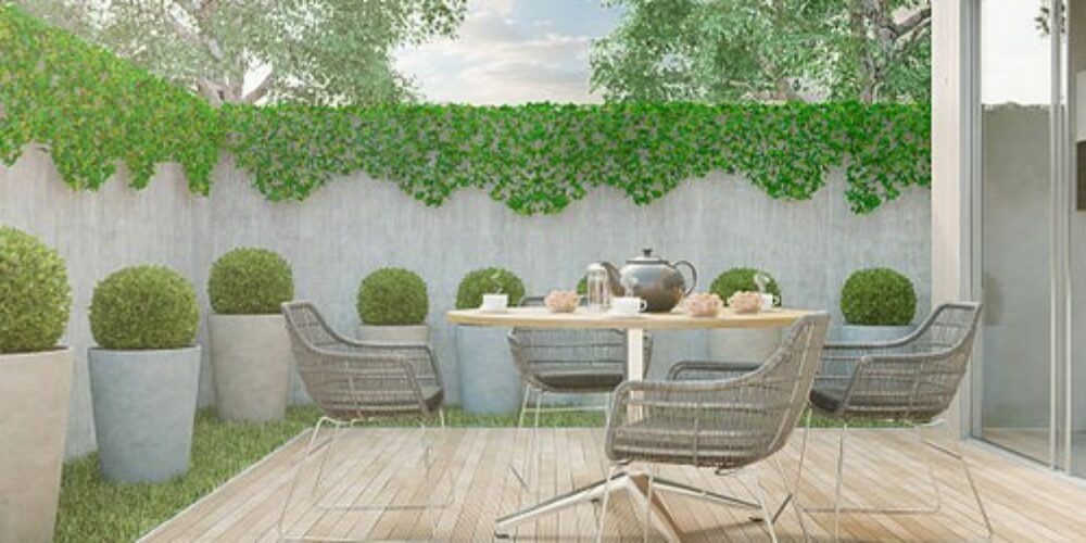 Plantes artificielles pour terrasse